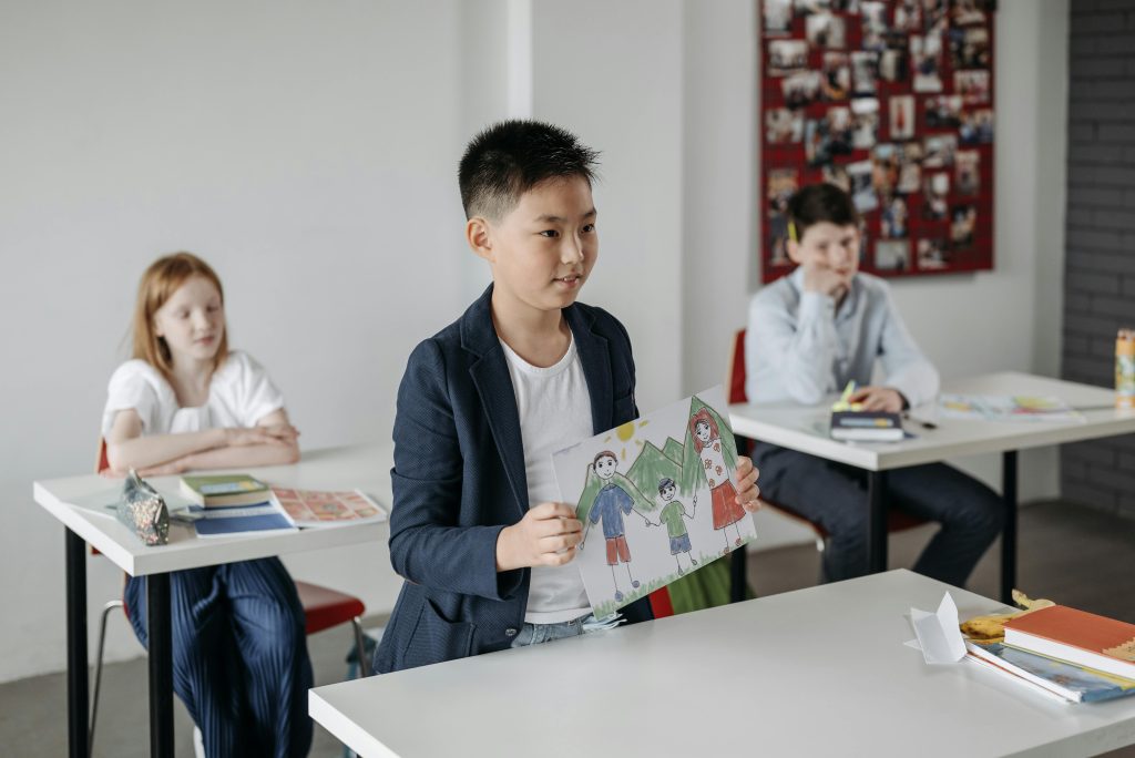 Children presenting