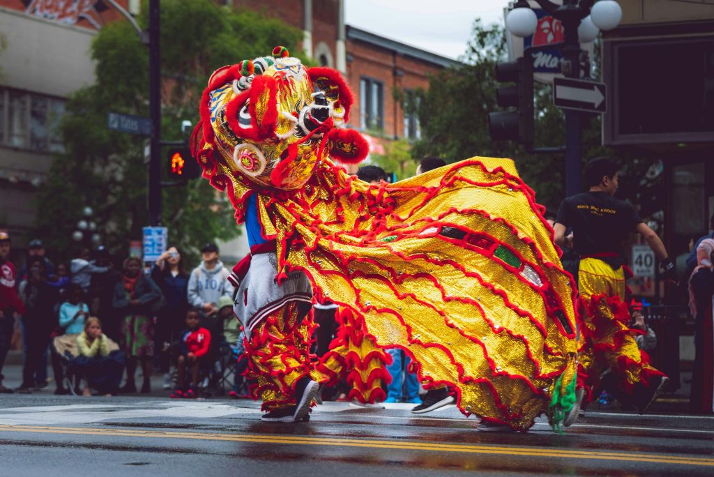 Lion dance